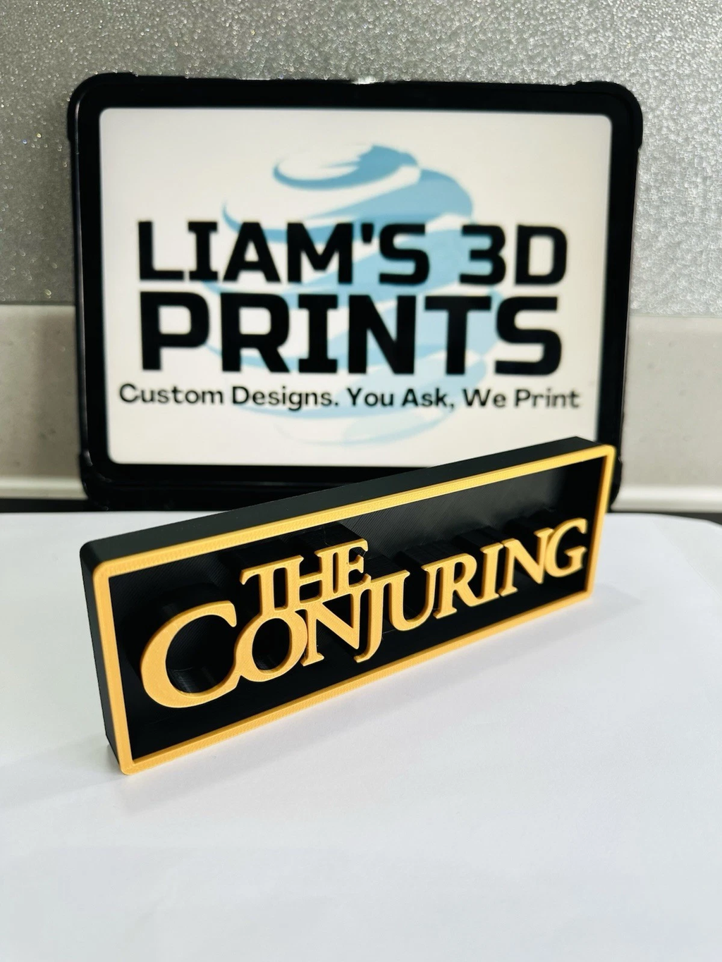 Decorative The Conjuring Film Logo Sign Display Cinema s17.5cm L22cm