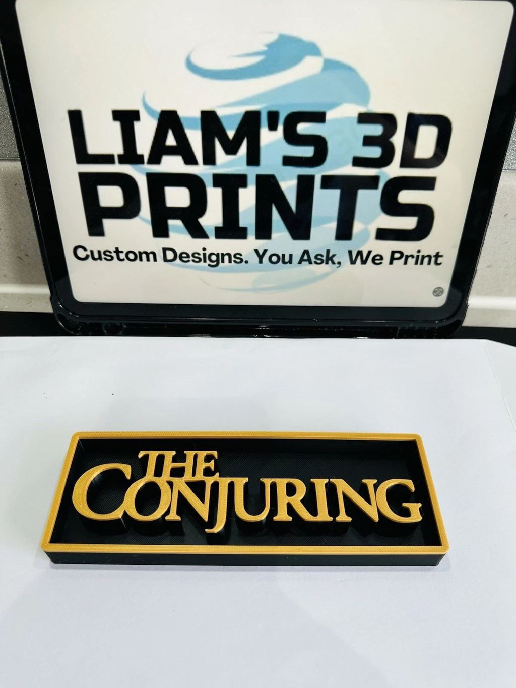 Decorative The Conjuring Film Logo Sign Display Cinema s17.5cm L22cm