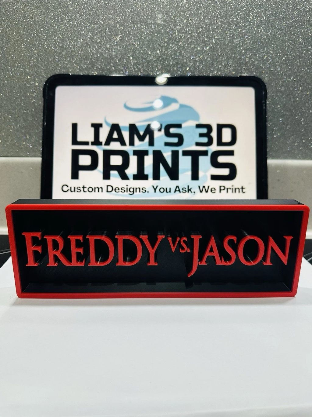 Decorative Jason Vs Freddy Jason Voorhees Freddy Krueger Logo Film Sign Display