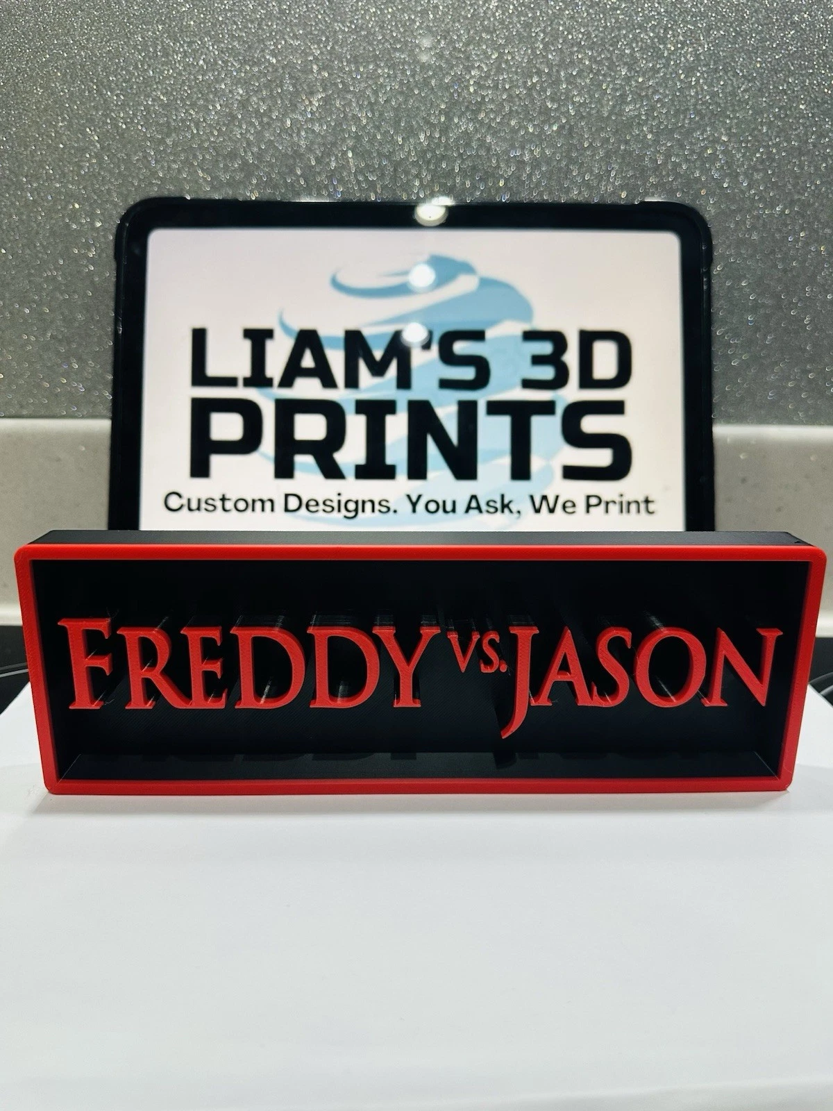 Decorative Jason Vs Freddy Jason Voorhees Freddy Krueger Logo Film Sign Display