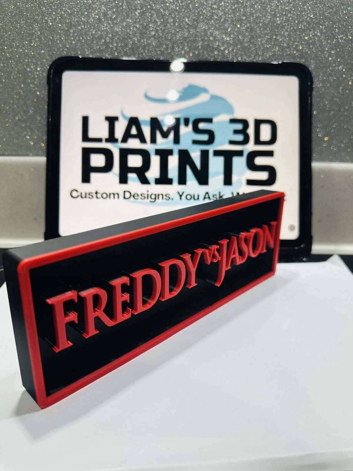 Decorative Jason Vs Freddy Jason Voorhees Freddy Krueger Logo Film Sign Display