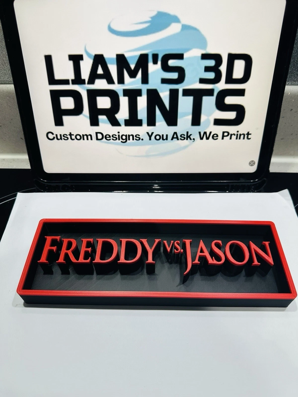 Decorative Jason Vs Freddy Jason Voorhees Freddy Krueger Logo Film Sign Display