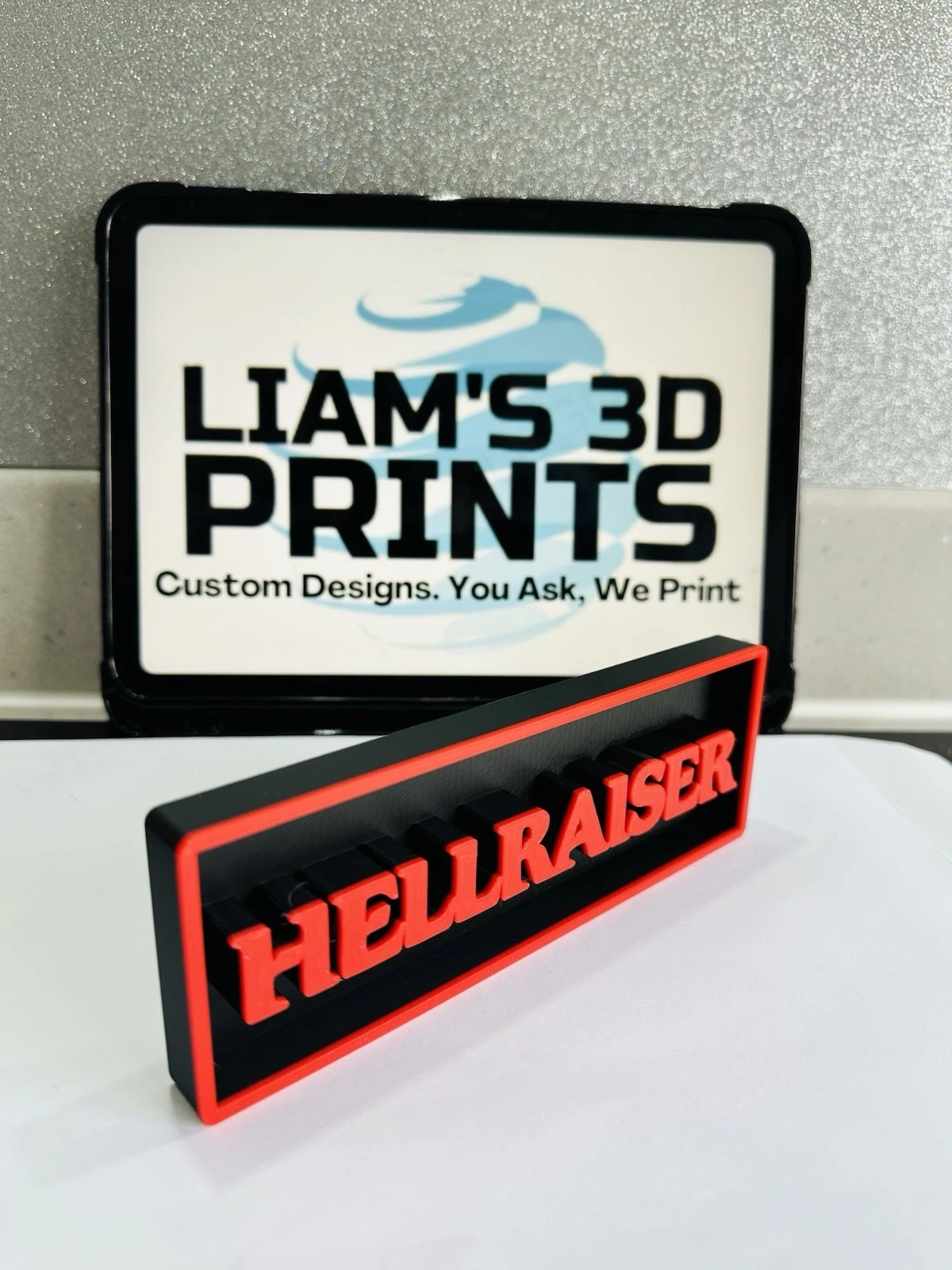 Decorative Hellraiser Film Logo Sign Display Cinema s17.5cm L22cm