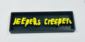 Decorative Jeepers Creepers 1 2 3 Film Logo Sign Display Cinema s17.5cm L22cm