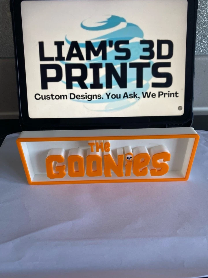 Decorative The Goonies TV Film Logo Sign Display Cinema small 17.5cm Large 22cm