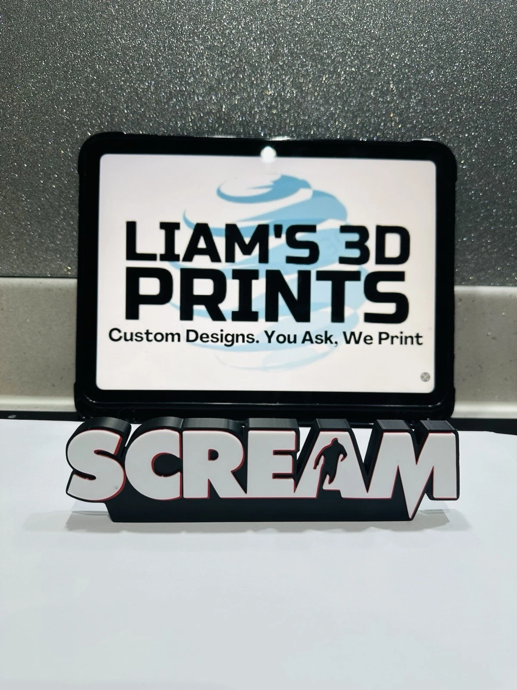 Decorative Scream Ghostface Film Self Standing logo display pops Room Horror