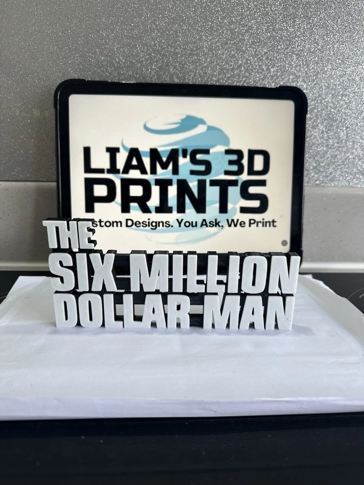 Decorative The Six Million Dollar Man Film Room Sign Display Logo Pops