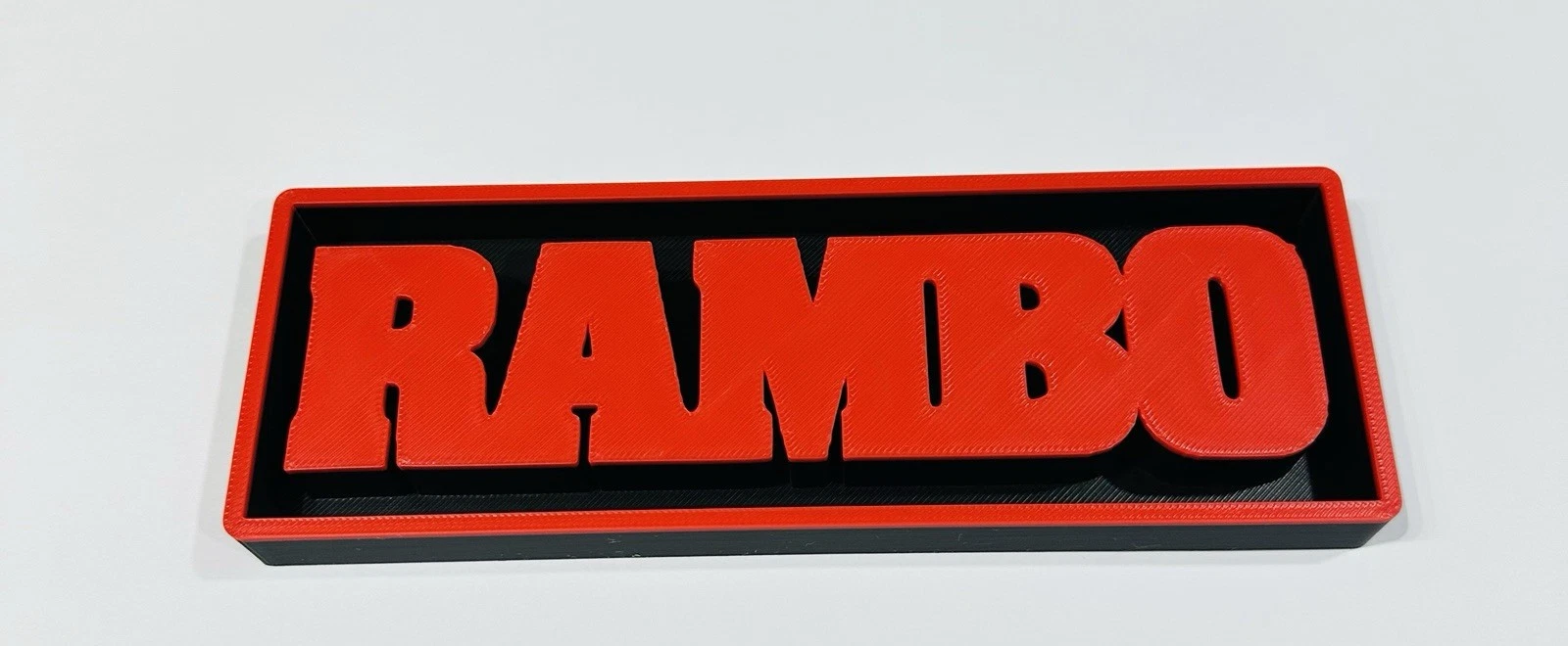 Decorative Rambo Film Logo Sign Display Cinema s17.5cm L22cm