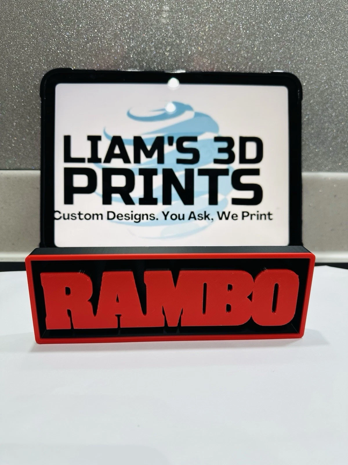 Decorative Rambo Film Logo Sign Display Cinema s17.5cm L22cm