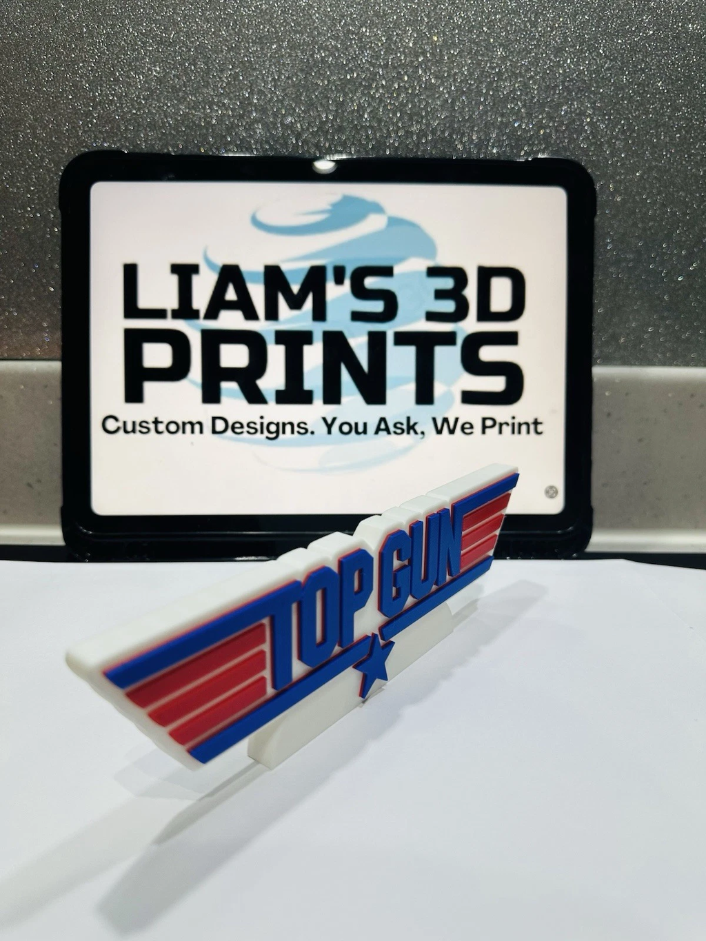 Decorative Top Gun Film TV logo Sign Display Pops