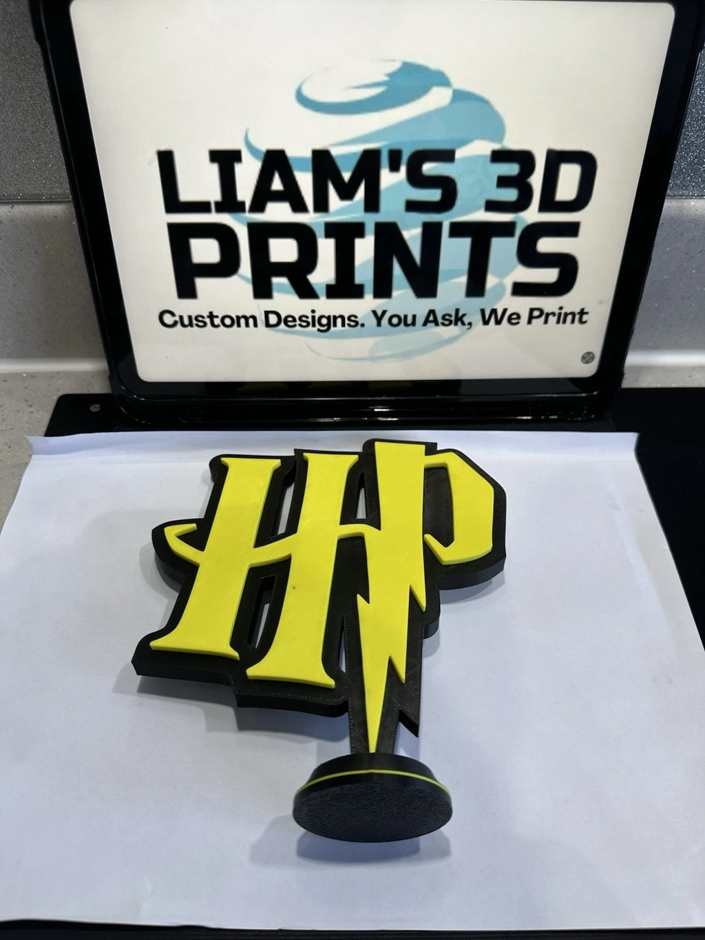 Decorative Harry potter 3D Logo Cinema Room Sign pops Display