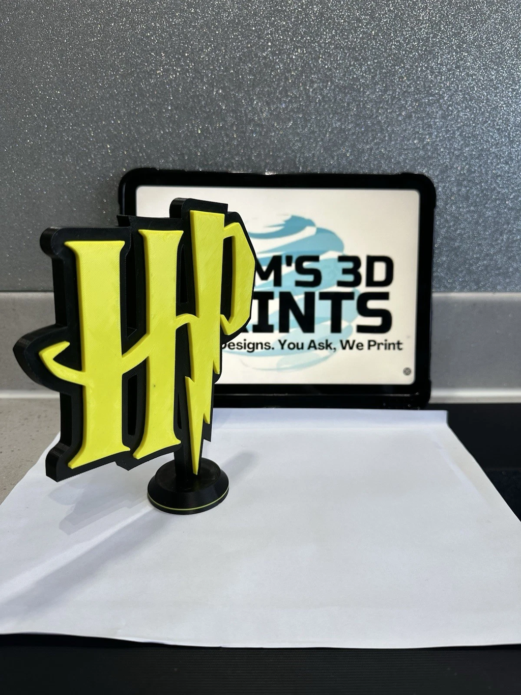 Decorative Harry potter 3D Logo Cinema Room Sign pops Display