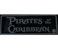 Decorative Pirates Of The Caribbean Logo Sign Display Cinema s 17.5cm L 22cm