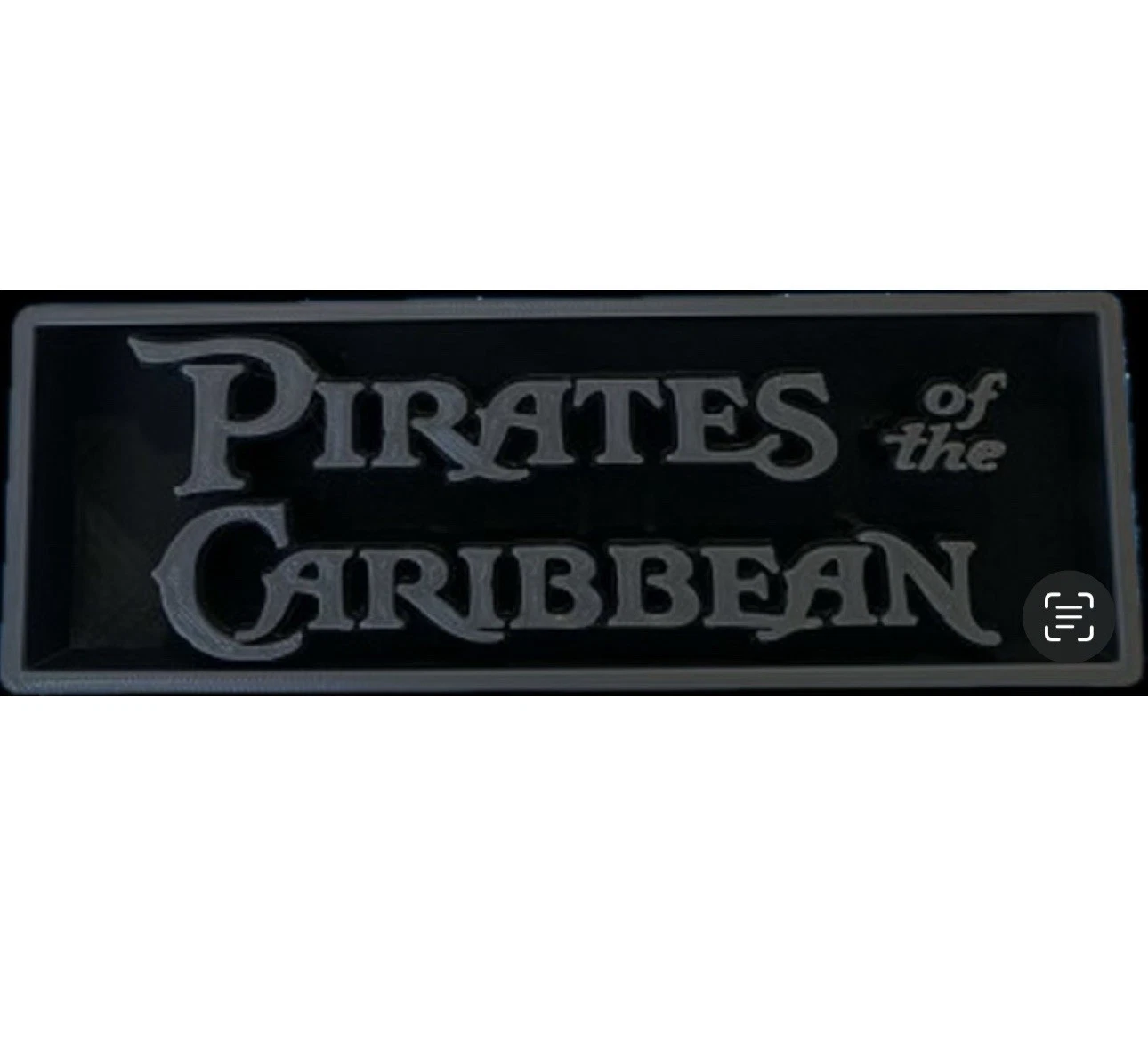 Decorative Pirates Of The Caribbean Logo Sign Display Cinema s 17.5cm L 22cm