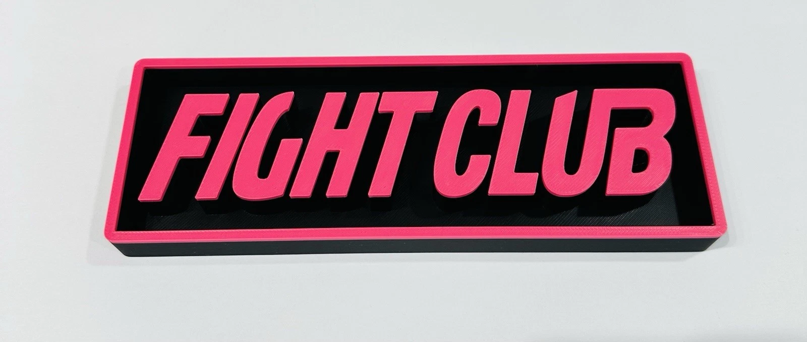 Decorative Fight Club Film Logo Sign Display Cinema s17.5cm L22cm