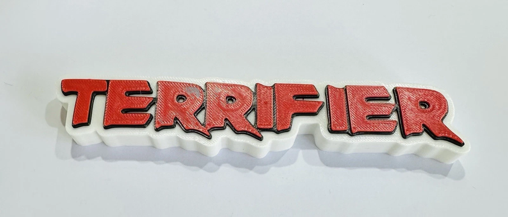 Decorative Terrifier Film TV logo Sign Display Pops