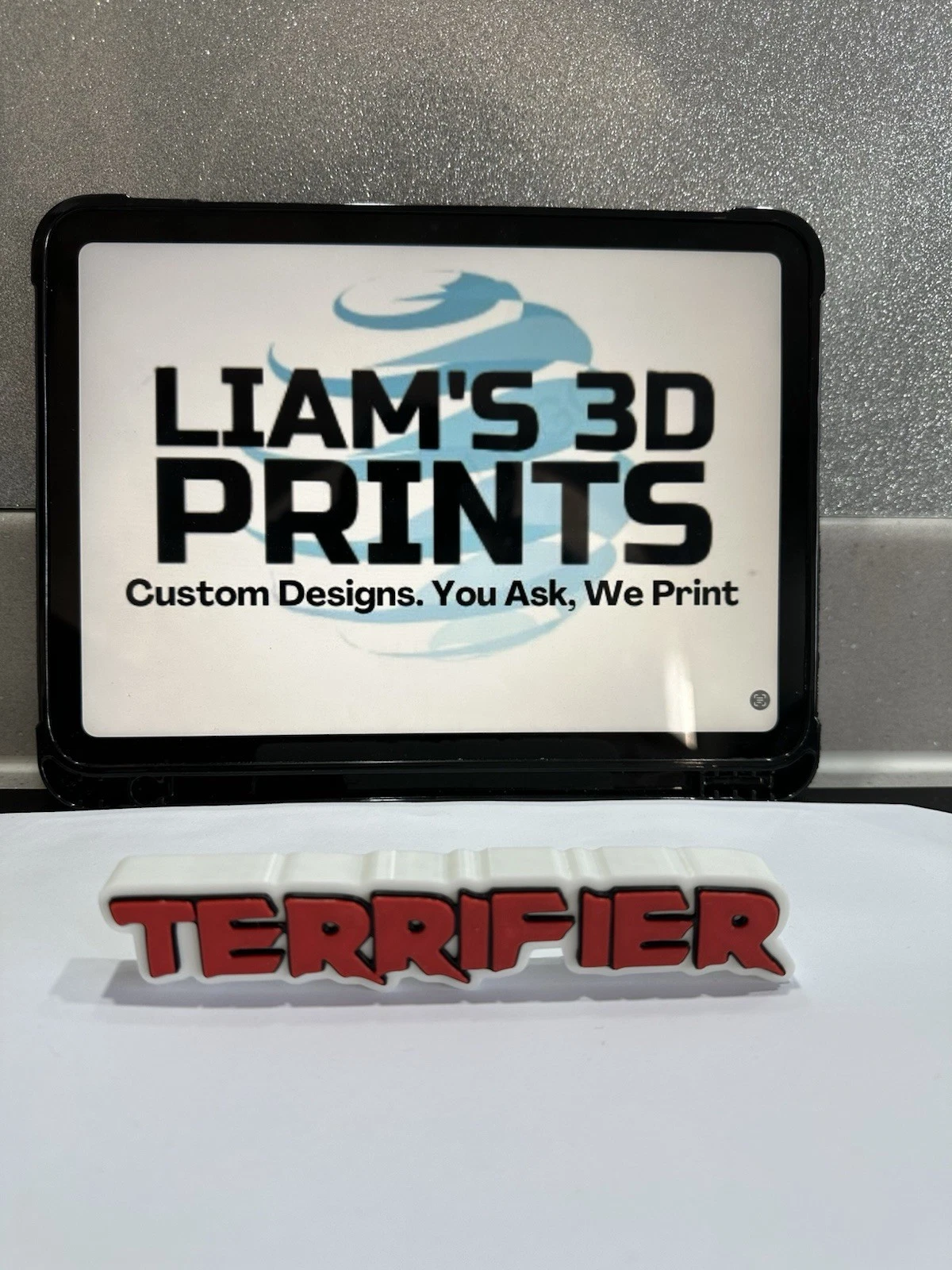 Decorative Terrifier Film TV logo Sign Display Pops