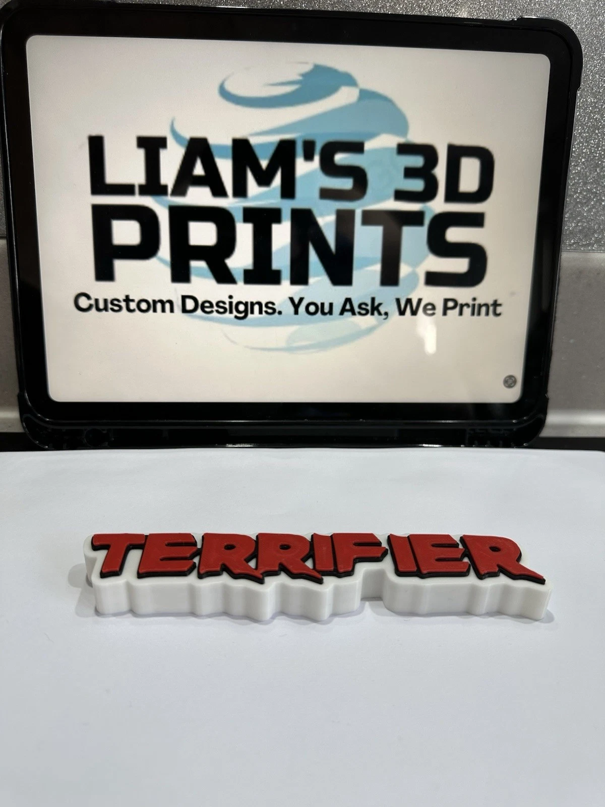 Decorative Terrifier Film TV logo Sign Display Pops
