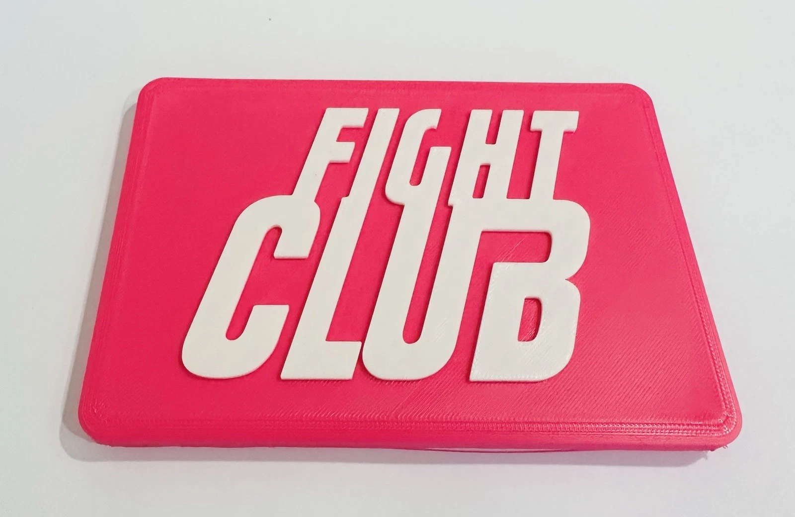 Decorative Fight Club Soap Bar Film TV logo Sign Display Pops