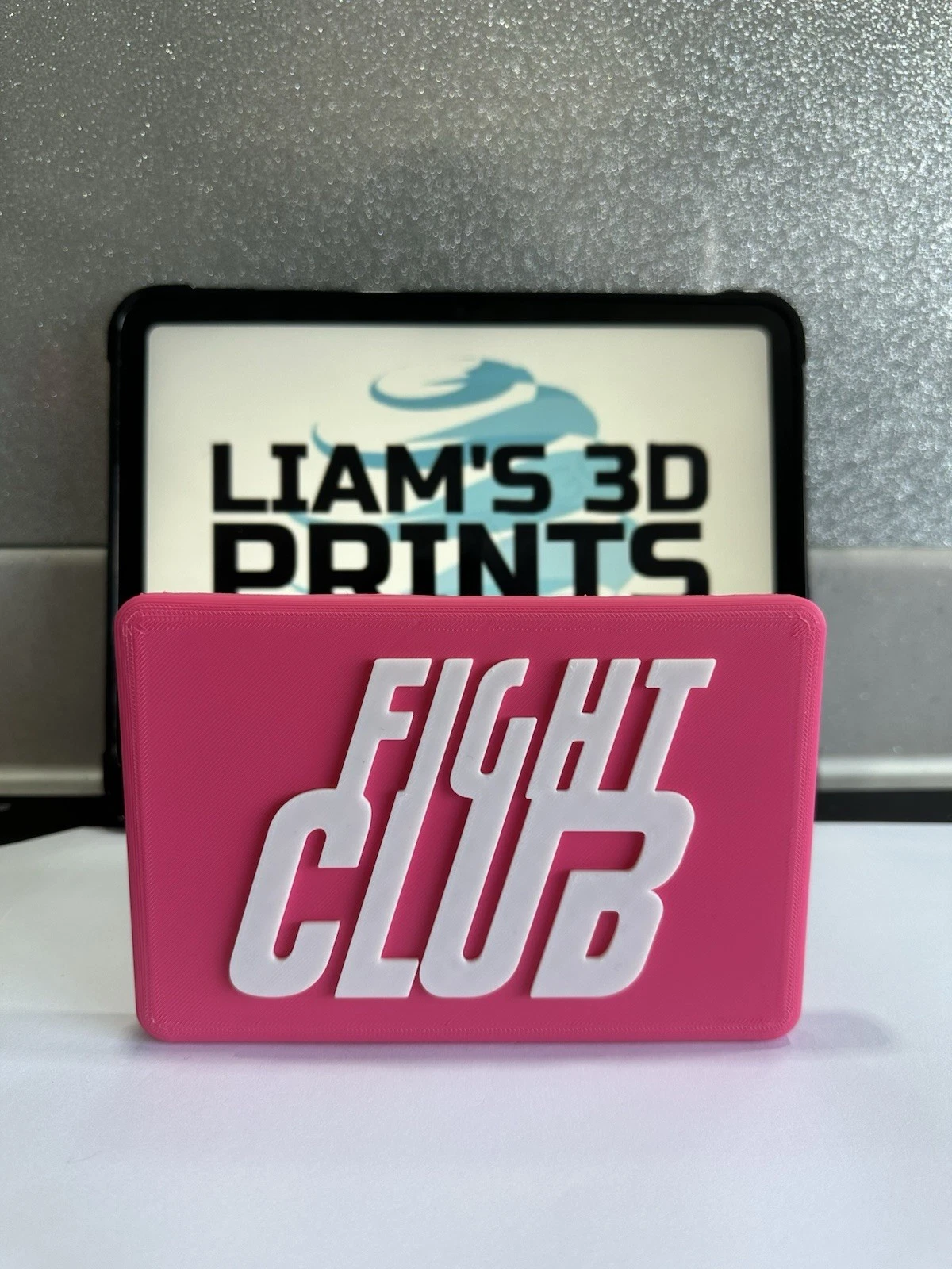 Decorative Fight Club Soap Bar Film TV logo Sign Display Pops