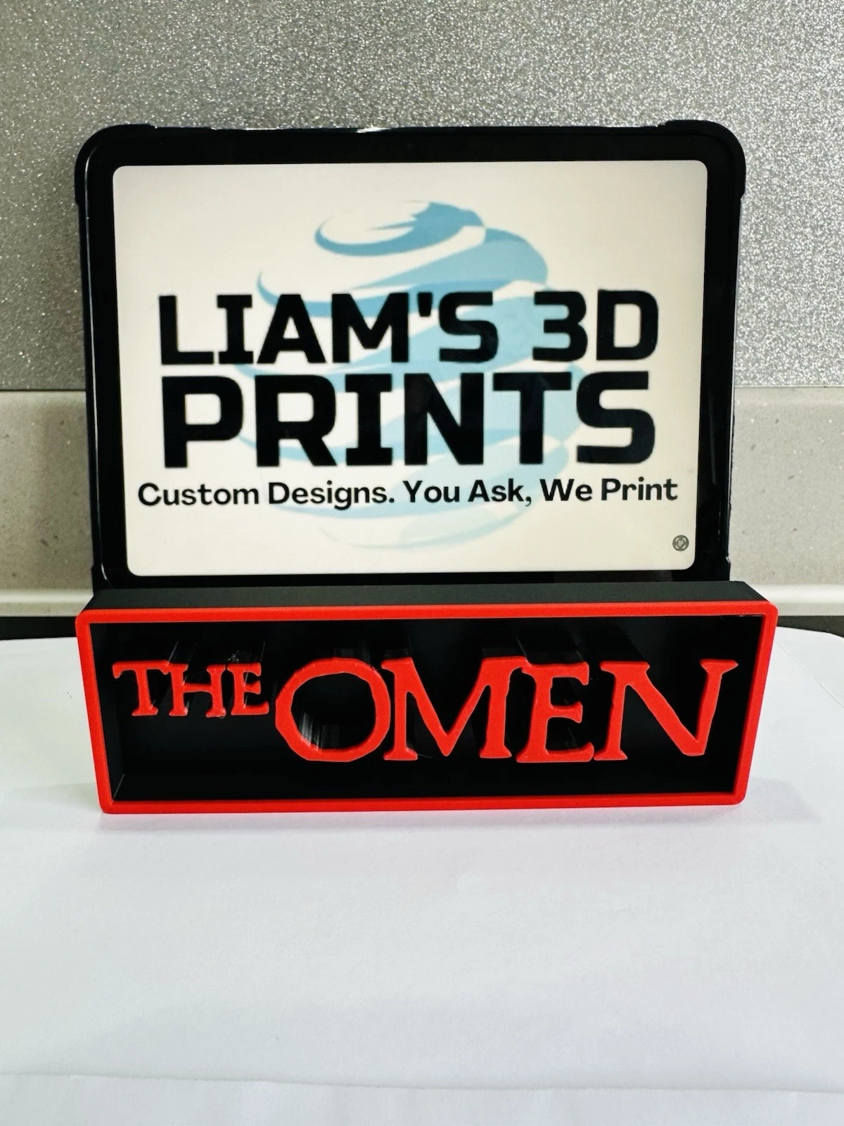 Decorative The Omen Film Logo Sign Display Cinema s17.5cm L22cm