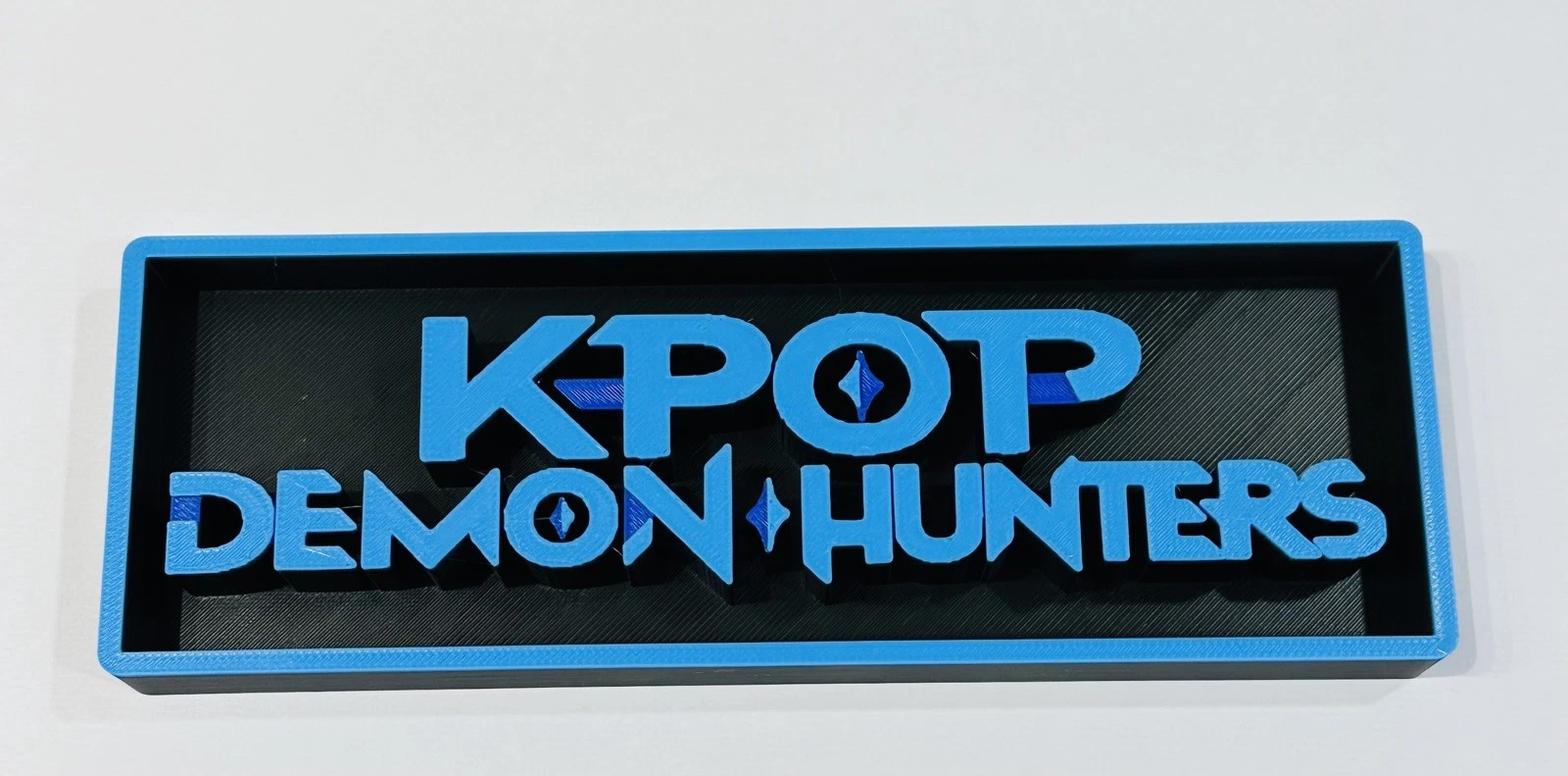 Decorative K-pop Demon Hunters Film Logo Sign Display Cinema s17.5cm L22cm