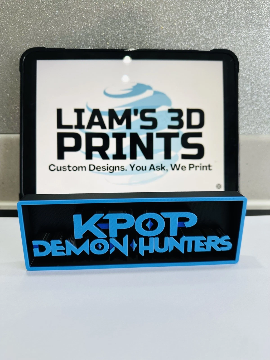 Decorative K-pop Demon Hunters Film Logo Sign Display Cinema s17.5cm L22cm