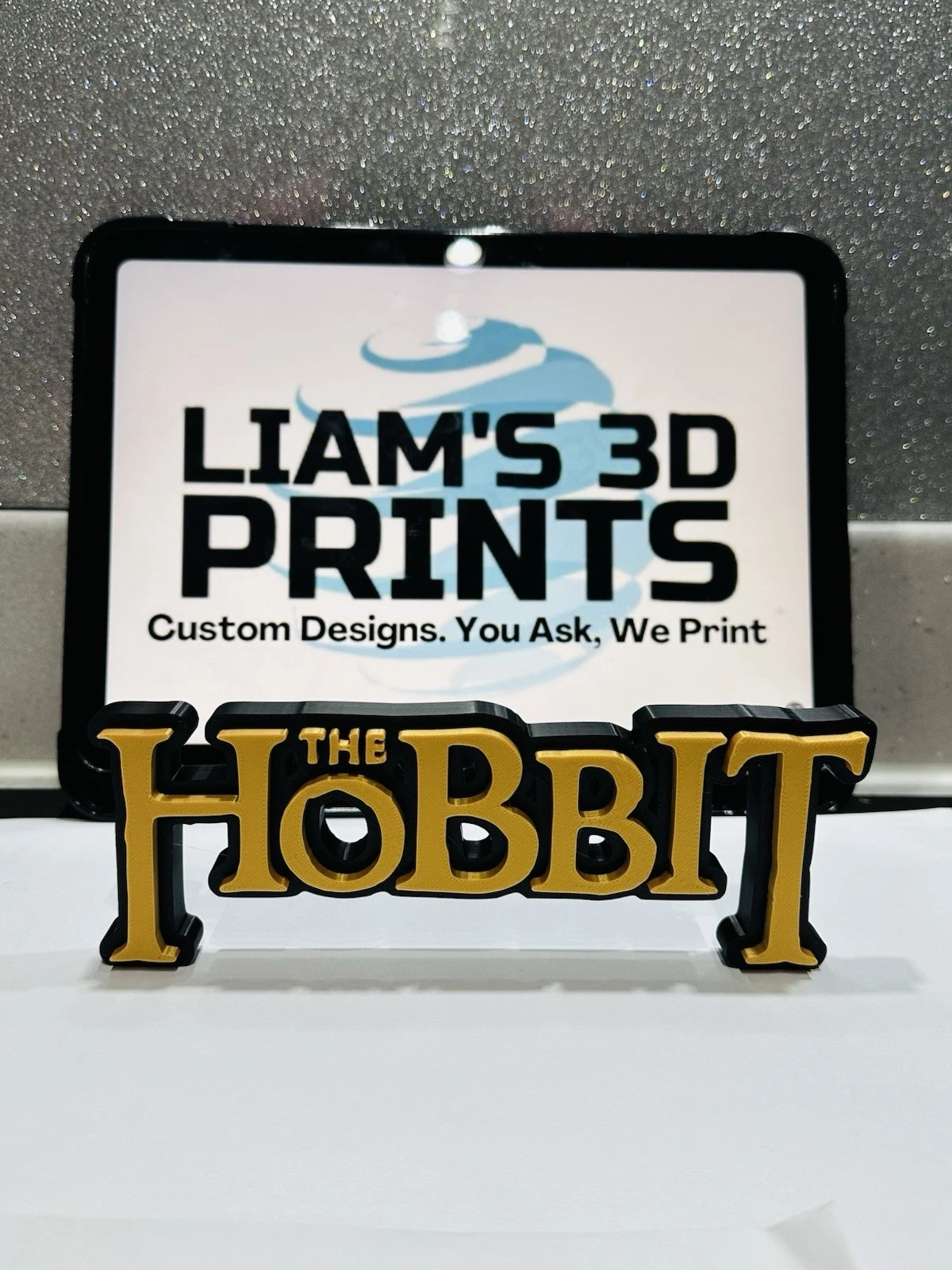 Decorative The Hobbit Film TV logo Sign Display Pops