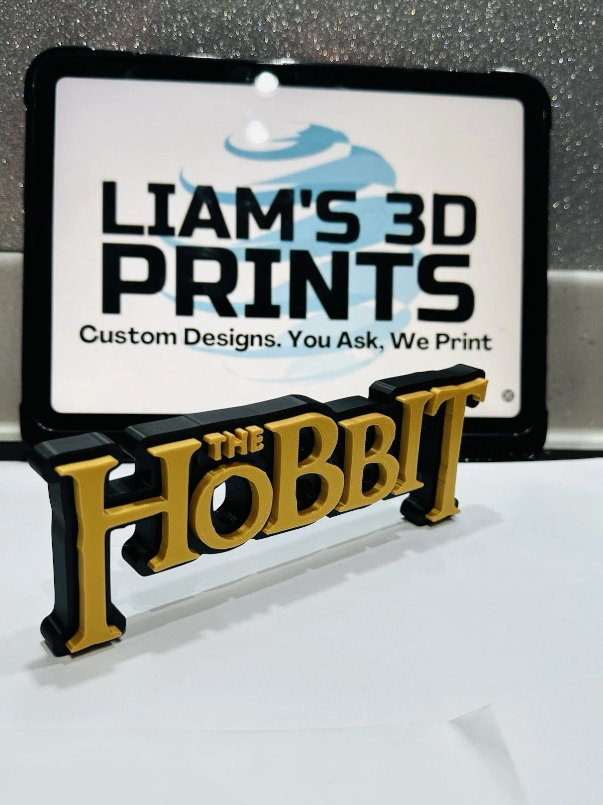 Decorative The Hobbit Film TV logo Sign Display Pops