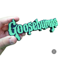 Decorative Goosebumps book tv film logo Sign Display two sizes s 15cm L 23cm