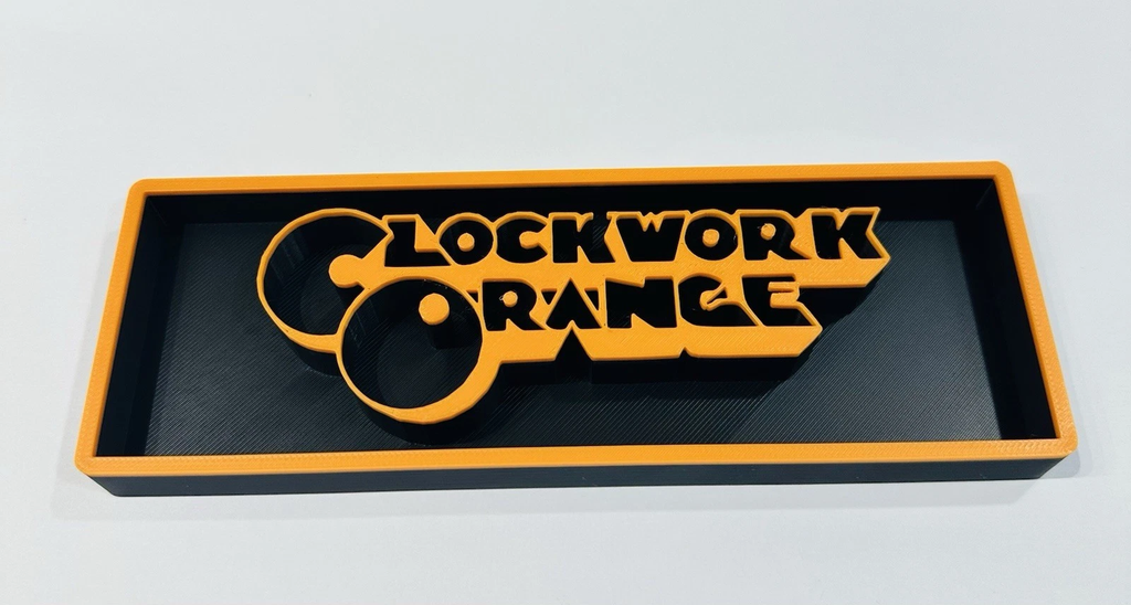 Decorative A Clockwork Orange Logo Film Sign Display Box S 17.5cm L 22cm