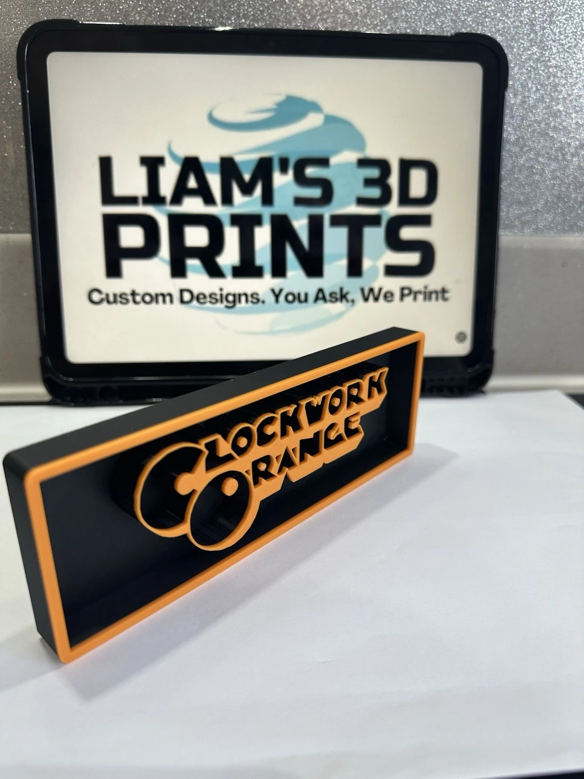 Decorative A Clockwork Orange Logo Film Sign Display Box S 17.5cm L 22cm