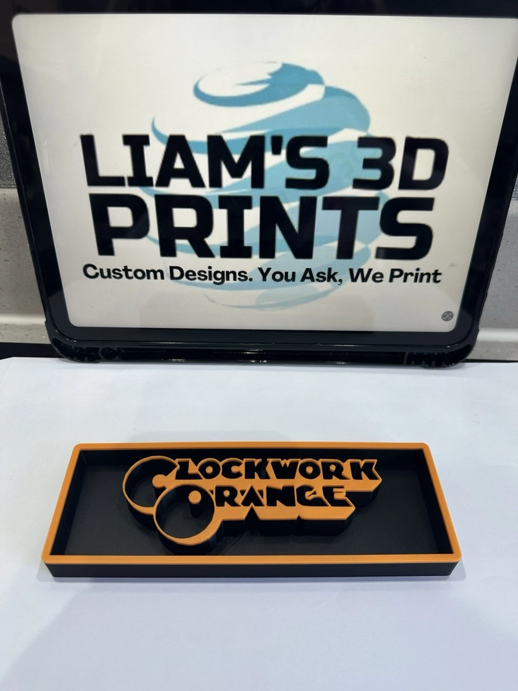 Decorative A Clockwork Orange Logo Film Sign Display Box S 17.5cm L 22cm