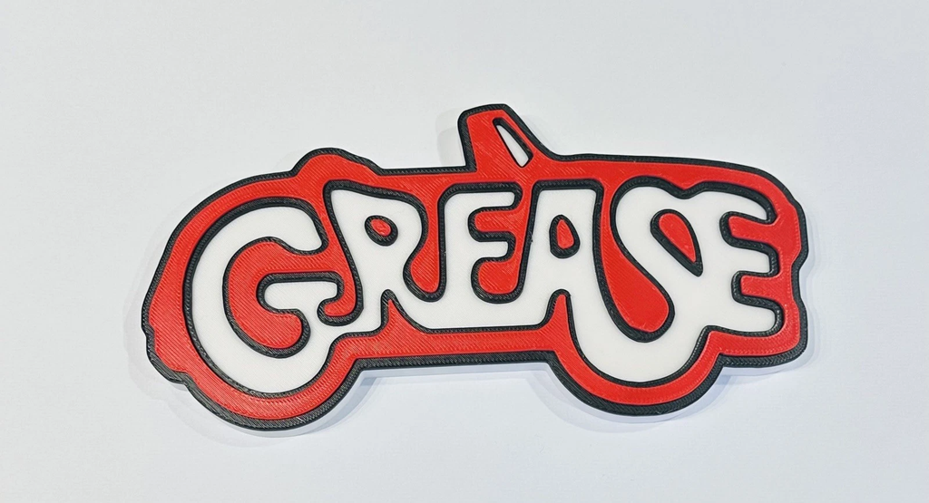 Decorative Grease Musical Film TV logo Sign Display Pops