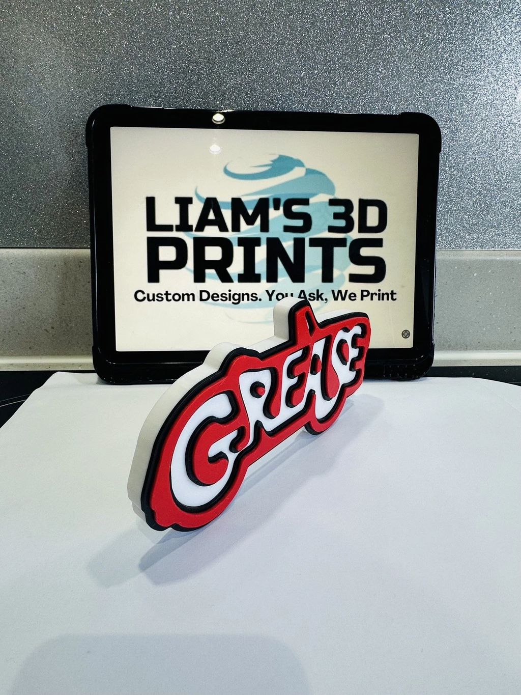 Decorative Grease Musical Film TV logo Sign Display Pops