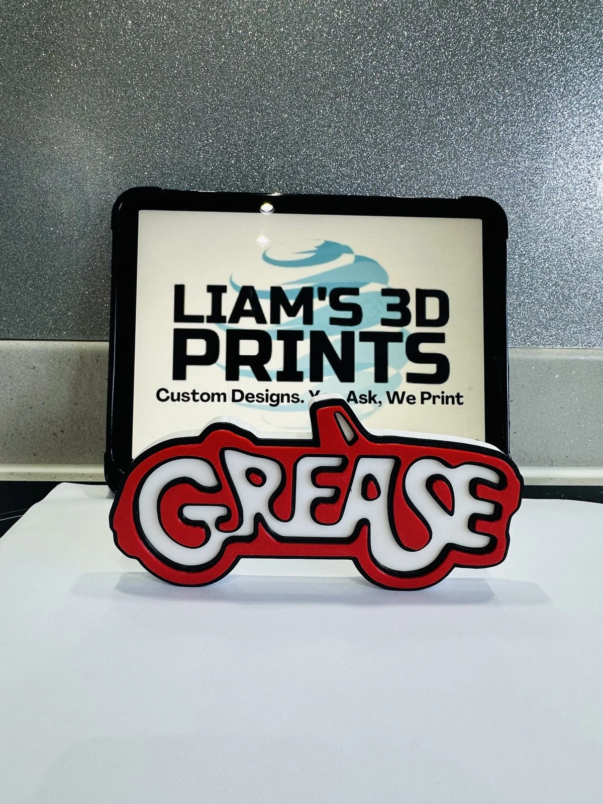 Decorative Grease Musical Film TV logo Sign Display Pops