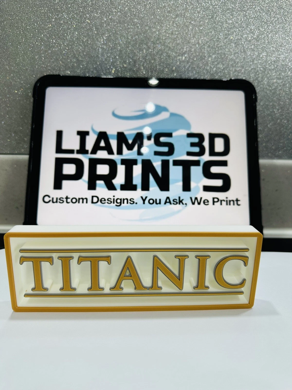 Decorative The Titanic Film Logo Sign Display Cinema small 17.5cm Large 22cm