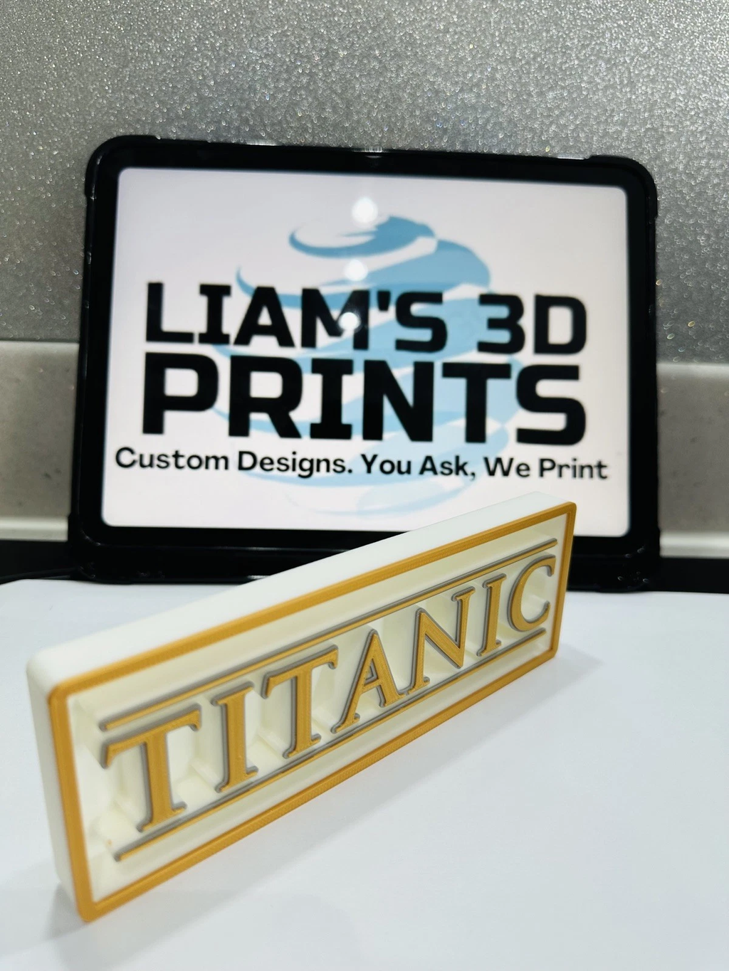 Decorative The Titanic Film Logo Sign Display Cinema small 17.5cm Large 22cm