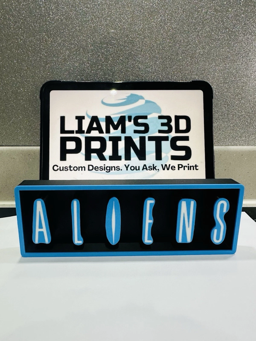 Decorative Aliens Film Logo Sign Display Cinema small 17.5cm Large 22cm