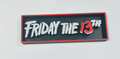 Decorative Friday the 13 Film Logo Sign Display Cinema s17.5cm L22cm