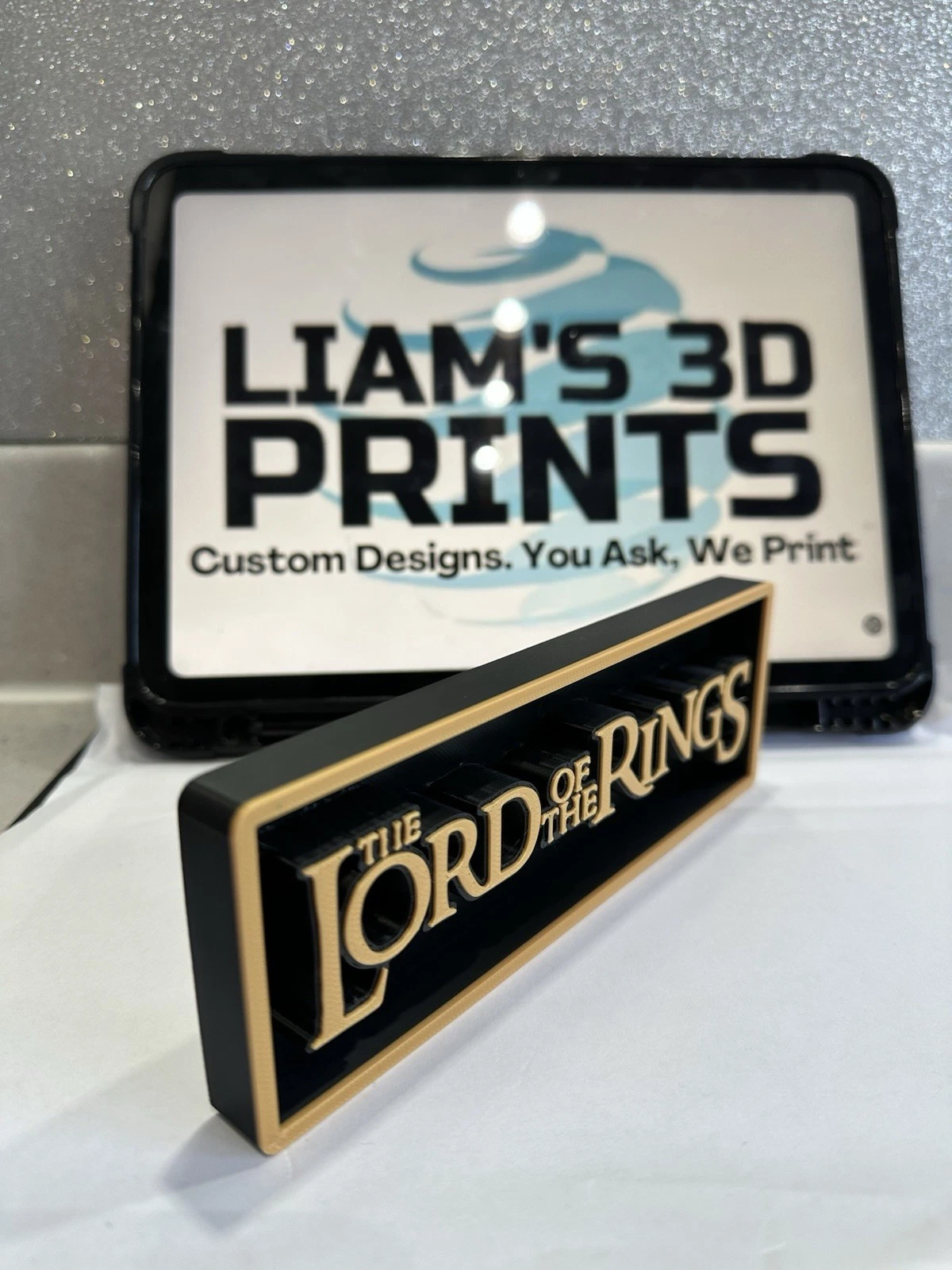 Decorative The Lord Of The Rings Film Logo Sign Display Cinema s 17.5cm L 22cm