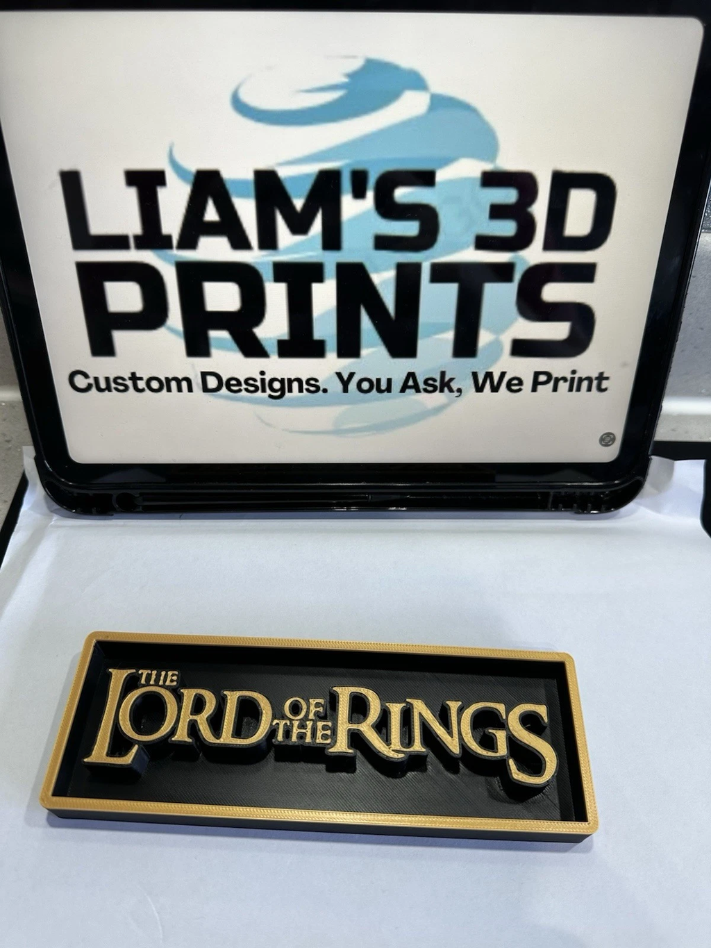 Decorative The Lord Of The Rings Film Logo Sign Display Cinema s 17.5cm L 22cm