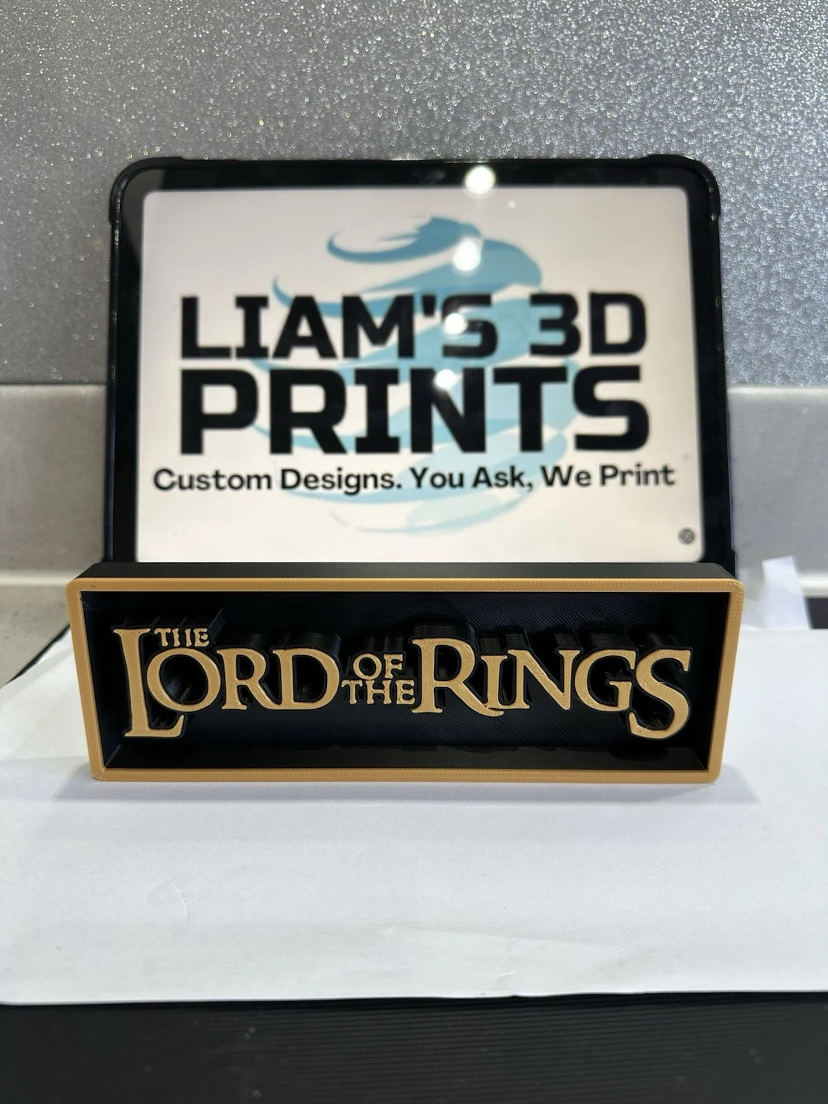 Decorative The Lord Of The Rings Film Logo Sign Display Cinema s 17.5cm L 22cm