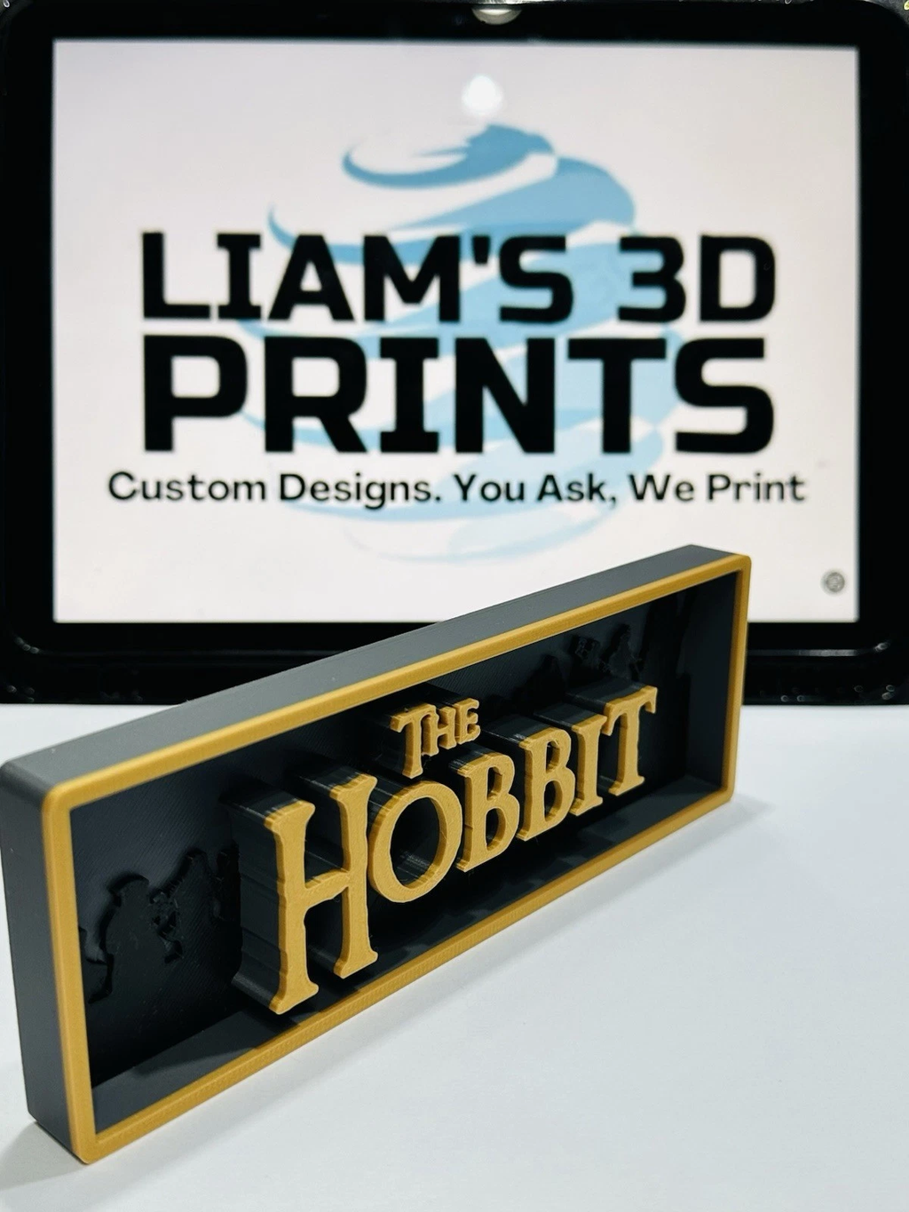 Decorative The Hobbit Film Logo Sign Display Cinema s 17.5cm L 22cm