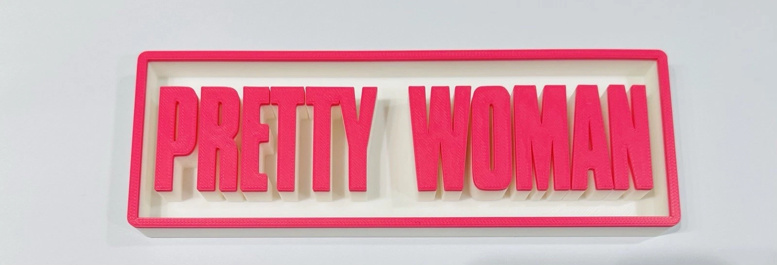 Decorative Pretty Woman Film Logo Sign Display Cinema s17.5cm L22cm