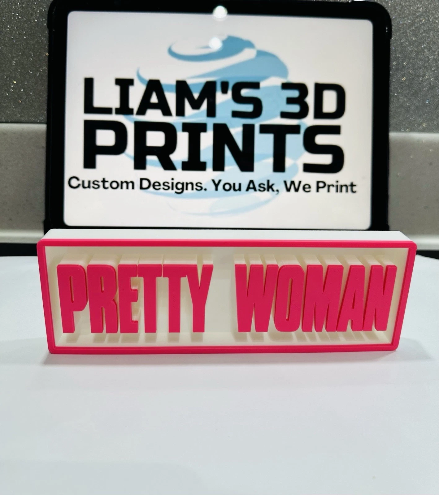 Decorative Pretty Woman Film Logo Sign Display Cinema s17.5cm L22cm