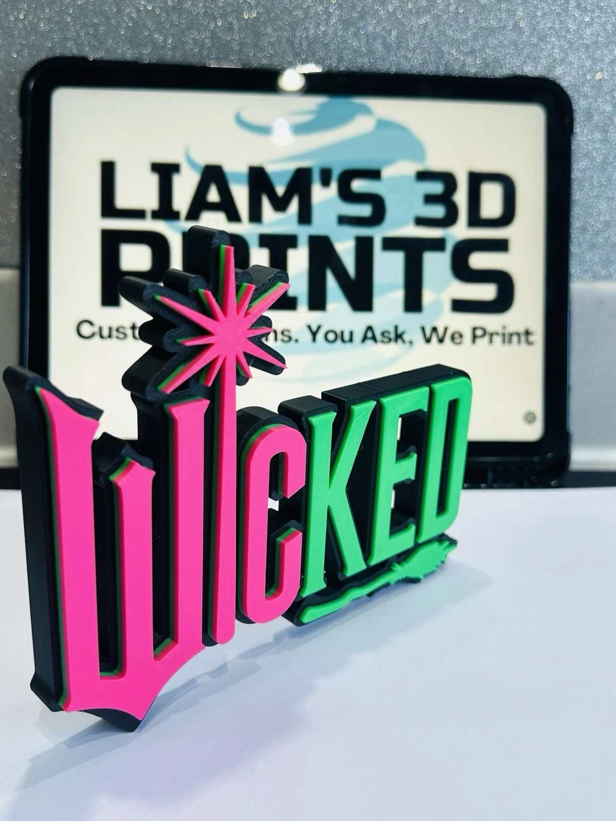 Decorative Wicked Wizard Of Oz Film Room Sign Display Logo Pops