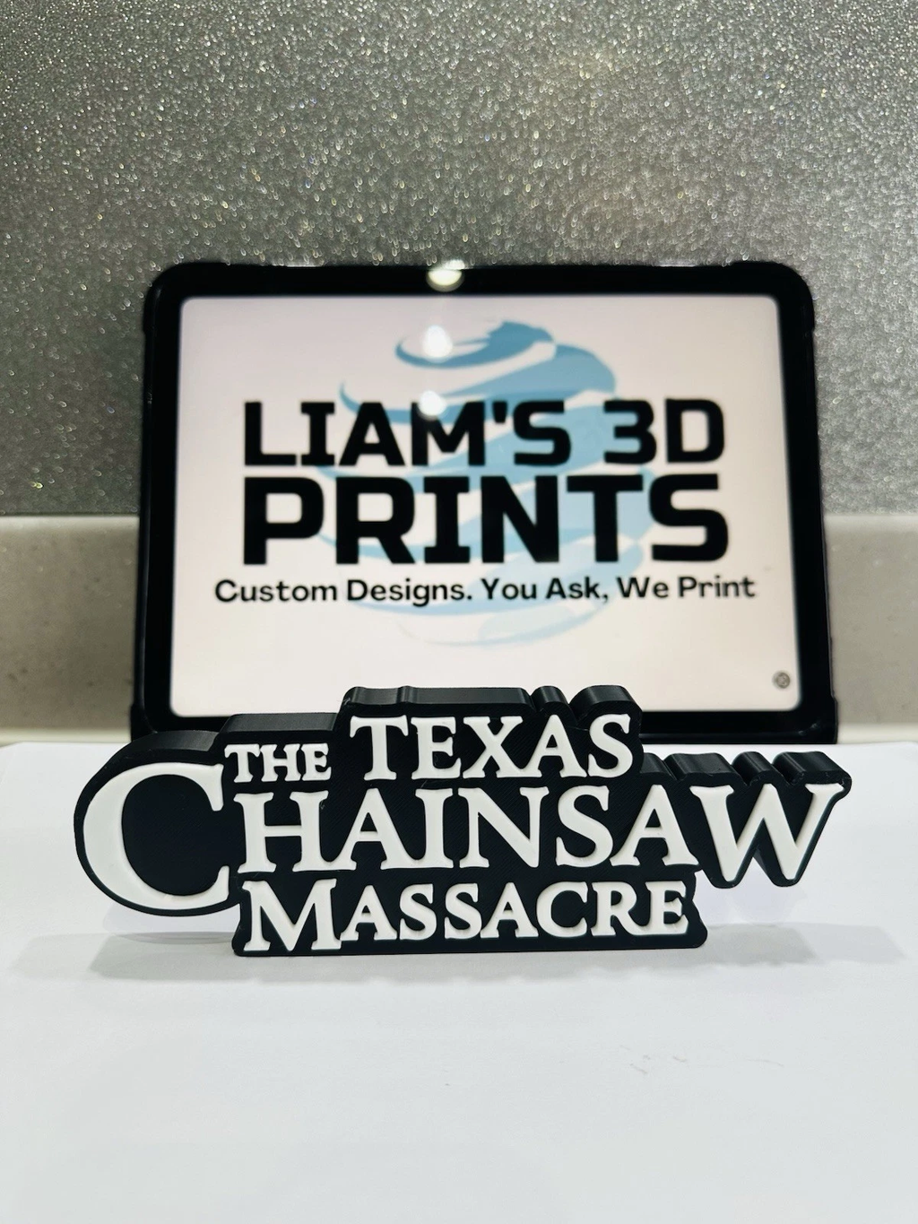 Decorative Texas Chainsaw Massacre Film Self Standing logo display pops Horror