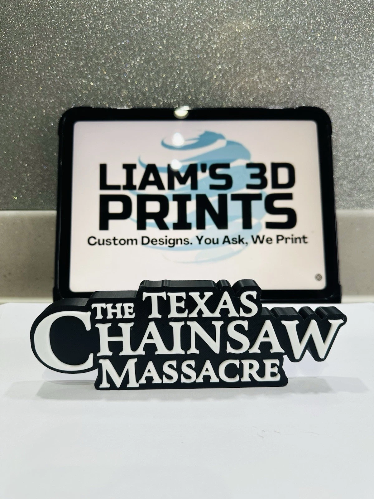 Decorative Texas Chainsaw Massacre Film Self Standing logo display pops Horror