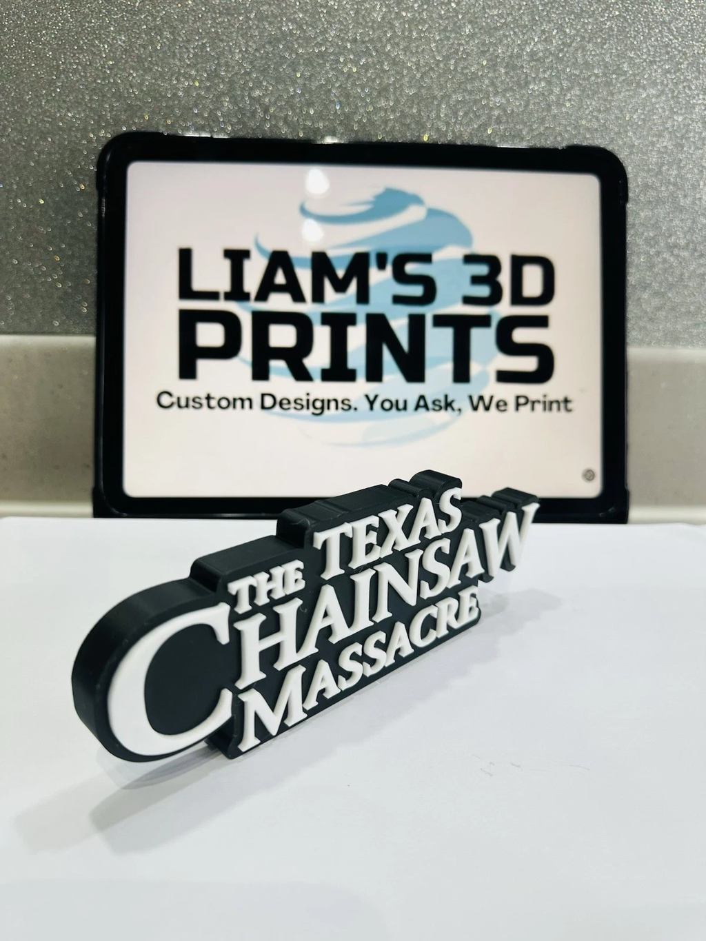 Decorative Texas Chainsaw Massacre Film Self Standing logo display pops Horror
